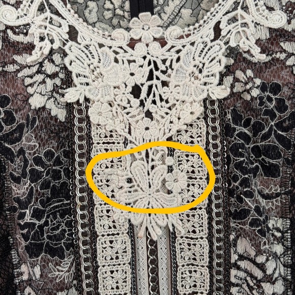 Anthropologie Beguile Byron Lars Size 0 Dress Sequins Cocktail Wedding Guest - Picture 16 of 16